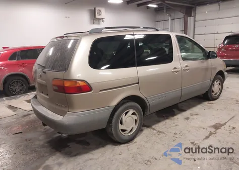 2000 Toyota Sienna Le z USA, uszkodzony, nr VIN 4T3ZF13C3YU243973